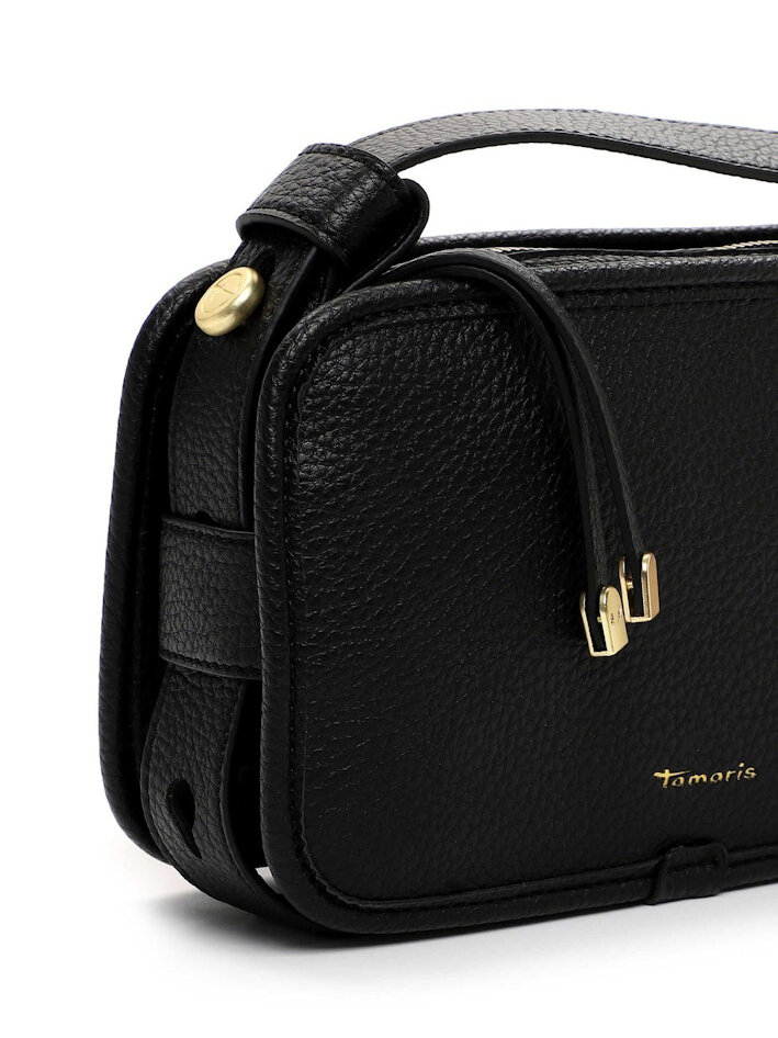 Tamaris bags - Galina Handbag zipper S - Svart handväska med struktur