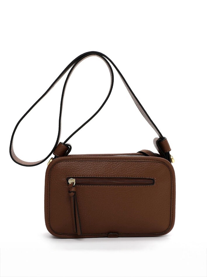 Tamaris bags - Galina Handbag zipper S - Brun handväska med struktur