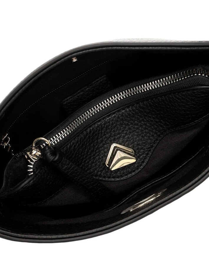 Tamaris bags - Gladis Pouch S - Svart handväska i mjuk PU med struktur