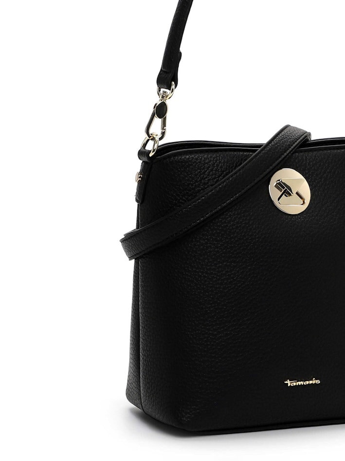 Tamaris bags - Gladis Pouch S - Svart handväska i mjuk PU med struktur