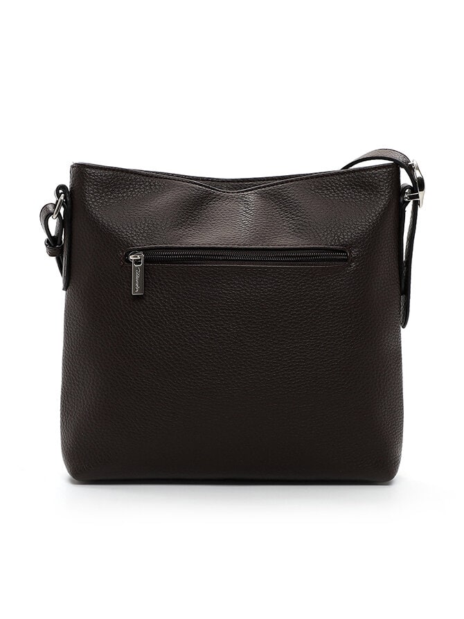 Tamaris bags - Georgie Crossover - Mörkbrun Crossover väska med fin struktur