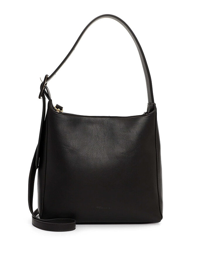 Tamaris bags - Gunda Pouch M - Mörkbrun stilren minimalistisk väska - två i en