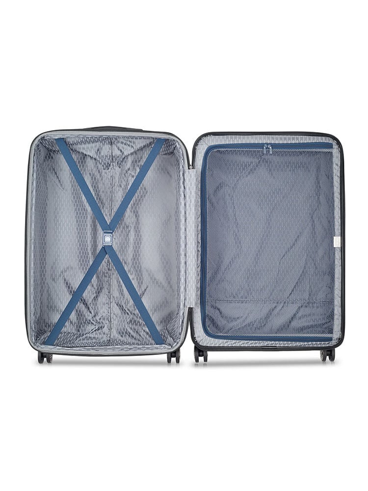 Delsey - Air Armour 77 Expandable - Mörkblå resväska expanderbar