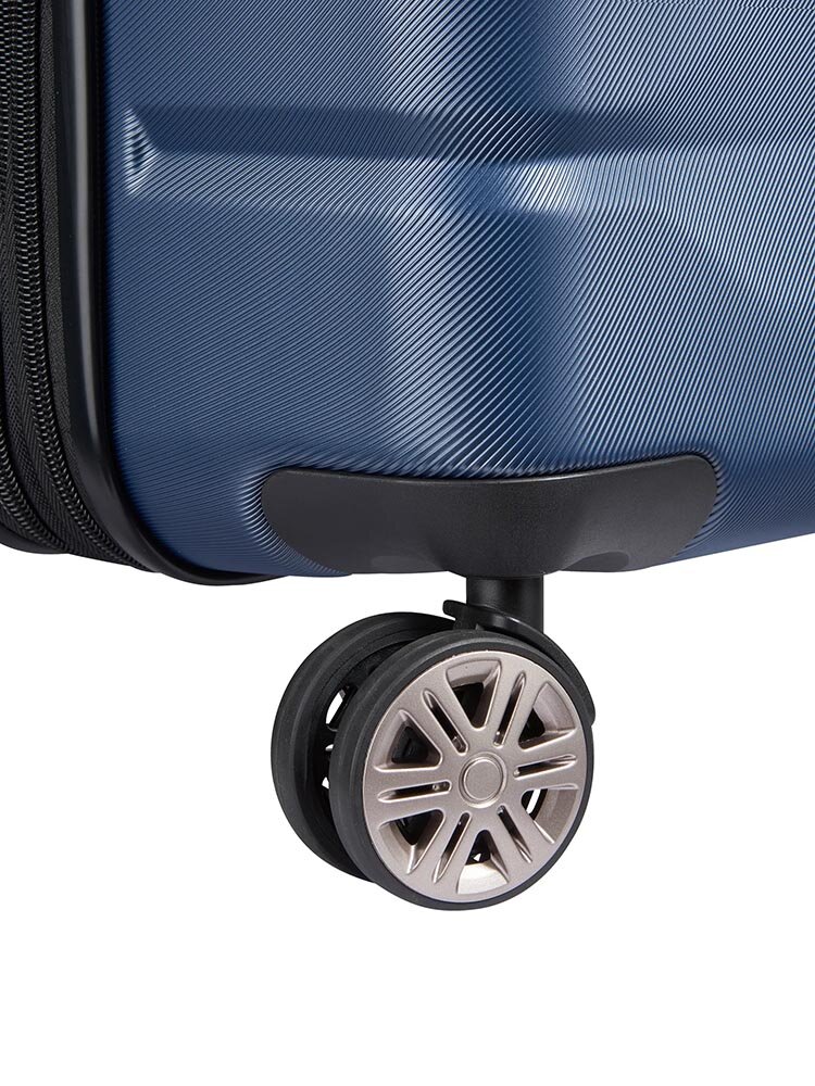 Delsey - Air Armour 77 Expandable - Mörkblå resväska expanderbar