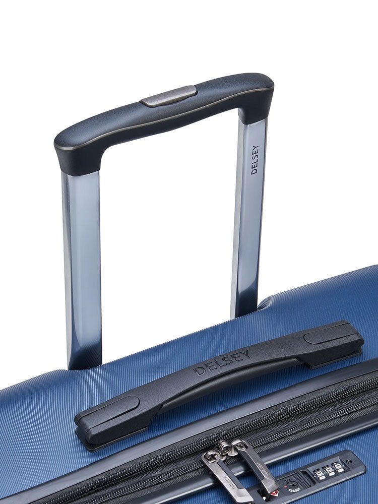 Delsey - Air Armour 77 Expandable - Mörkblå resväska expanderbar