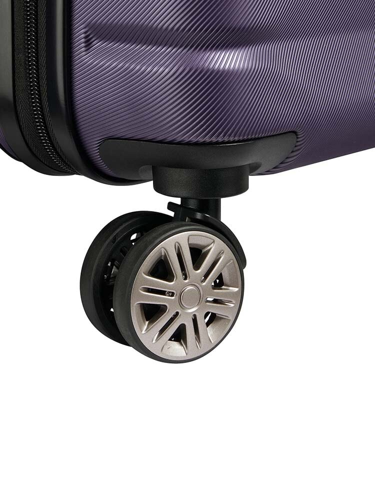 Delsey - Air Armour 77 Expandable - Mörklila resväska expanderbar