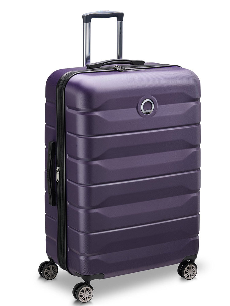 Delsey - Air Armour 77 Expandable - Mörklila resväska expanderbar