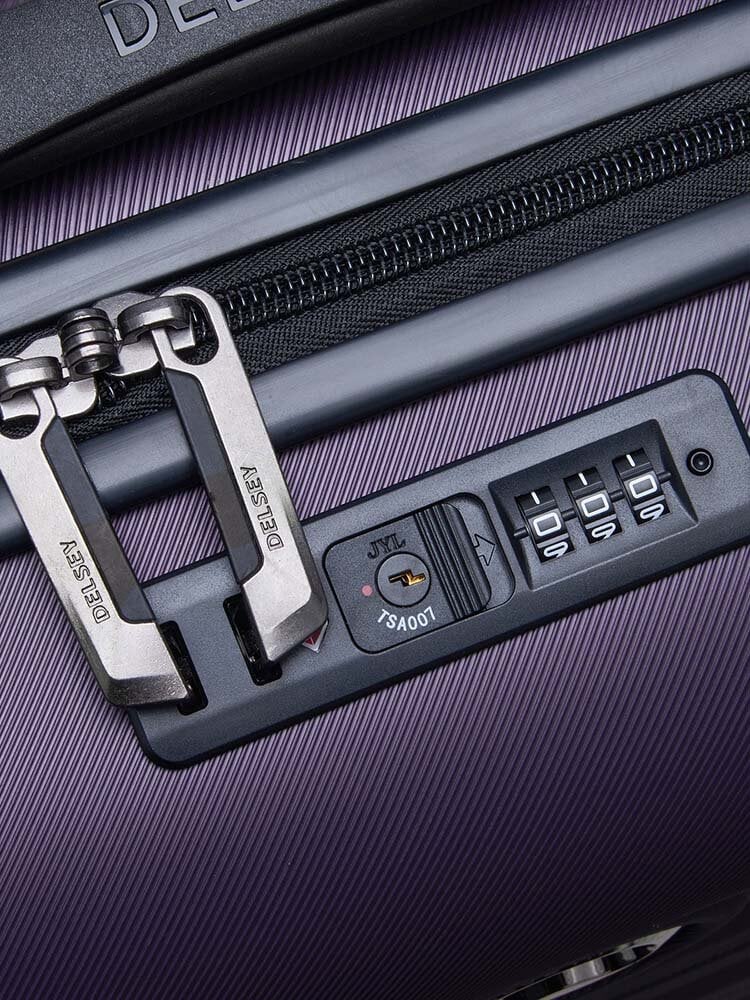 Delsey - Air Armour 55 Slim - Mörklila kabinväska