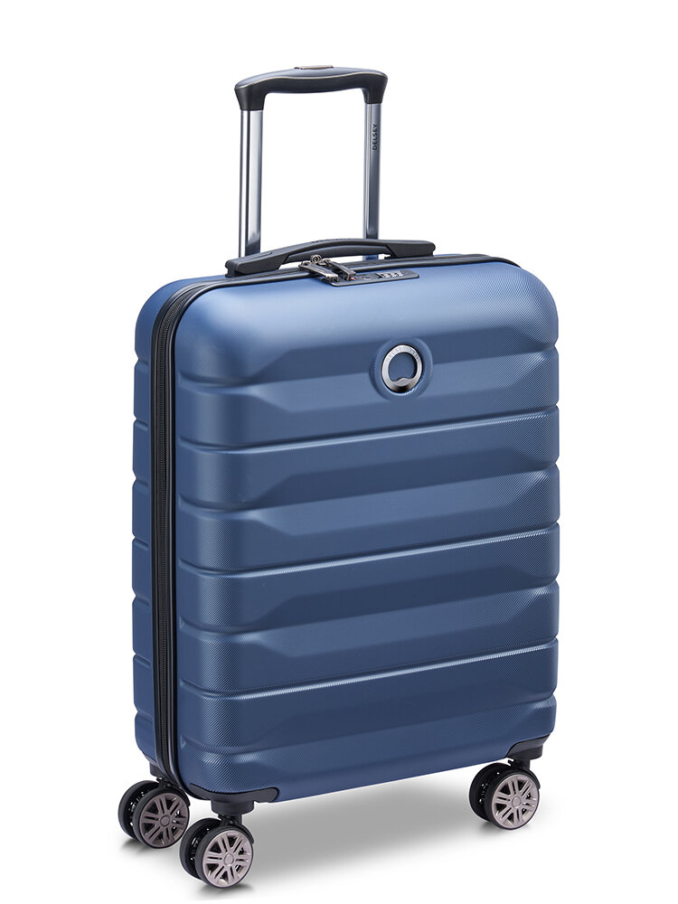 Delsey - Air Armour 55 Slim - Mörkblå kabinväska