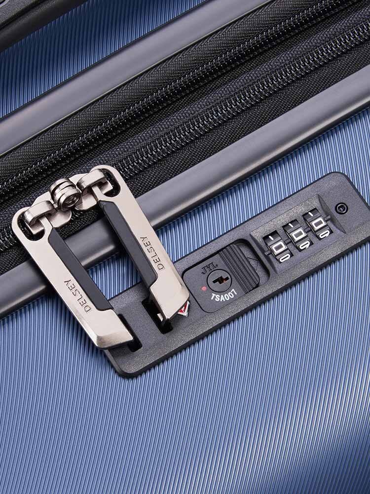 Delsey - Air Armour 55 Slim - Mörkblå kabinväska