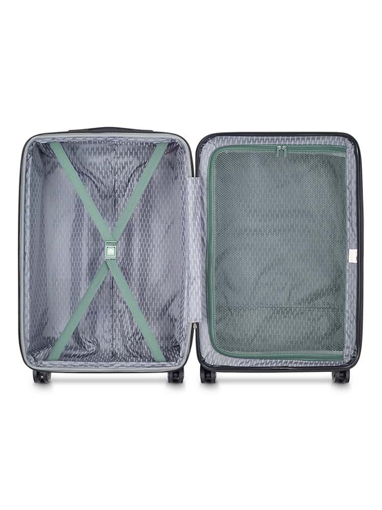 Delsey - Air Armour 68 Expandable - Ljusgrön resväska expanderbar