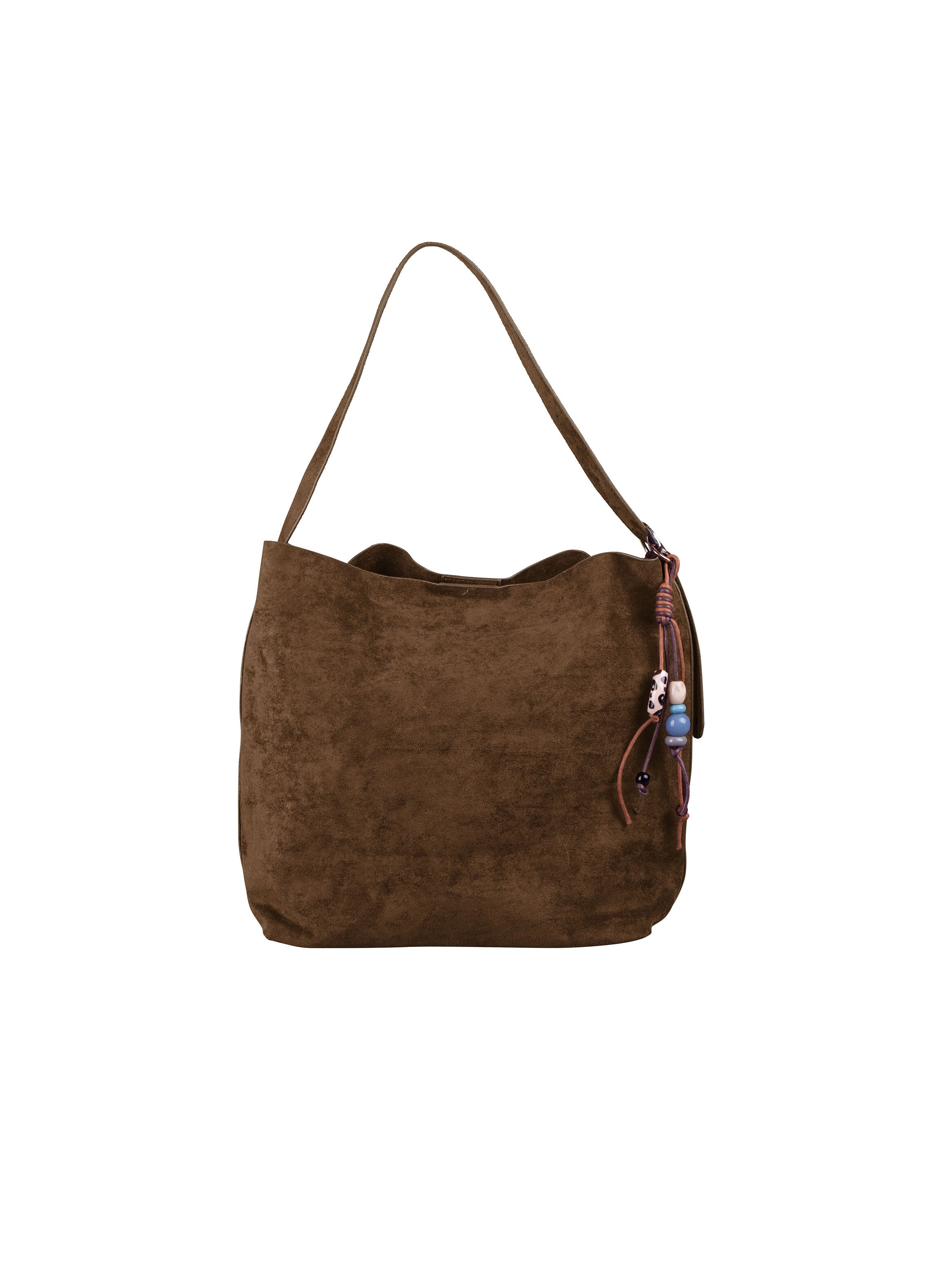 NYPD - Brun Axelväska i mjuk mockaimitation