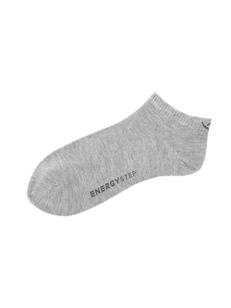 Energystep - Grå sneaker strumpor i bambu