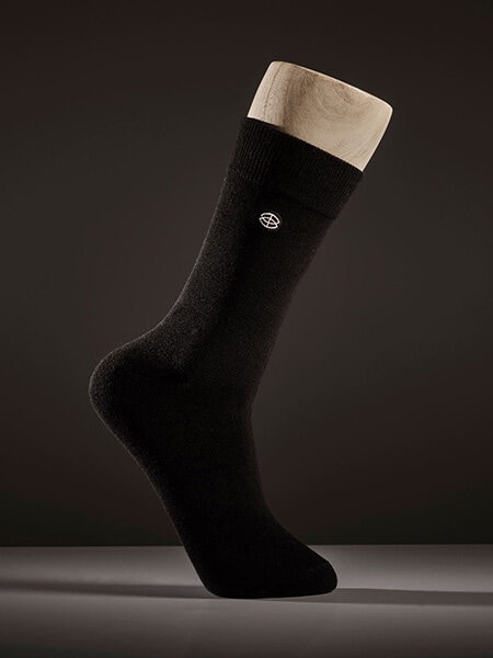 Bambusa - Svarta klassiska strumpor av bambu i 5-pack