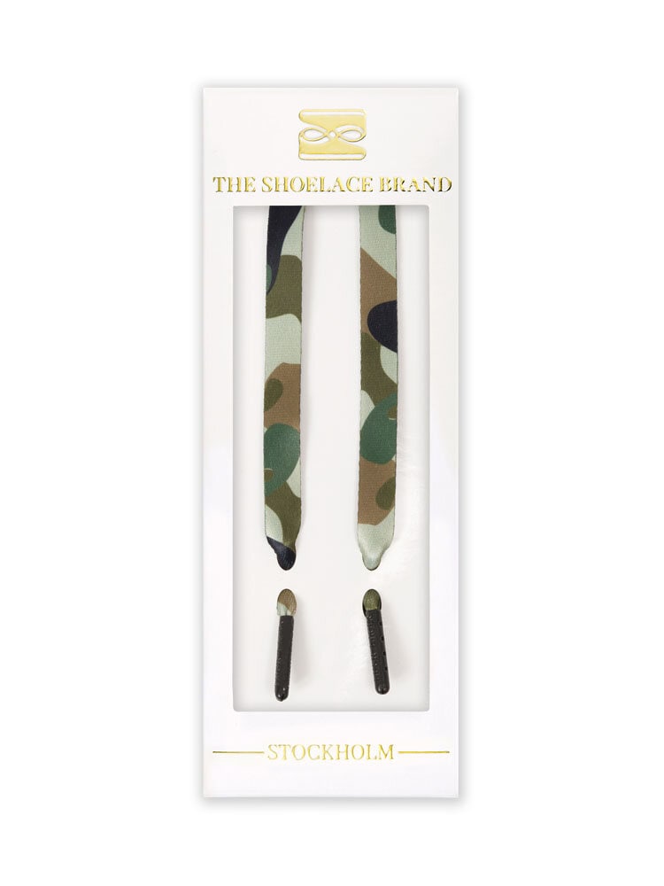 The Shoelace Brand - Camouflage färgade skosnören