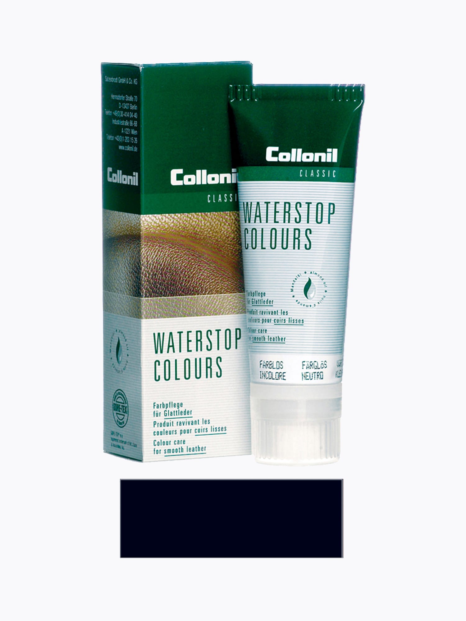 95330300751 Collonil Waterstop Colours Black svart skokräm för släta läder skor