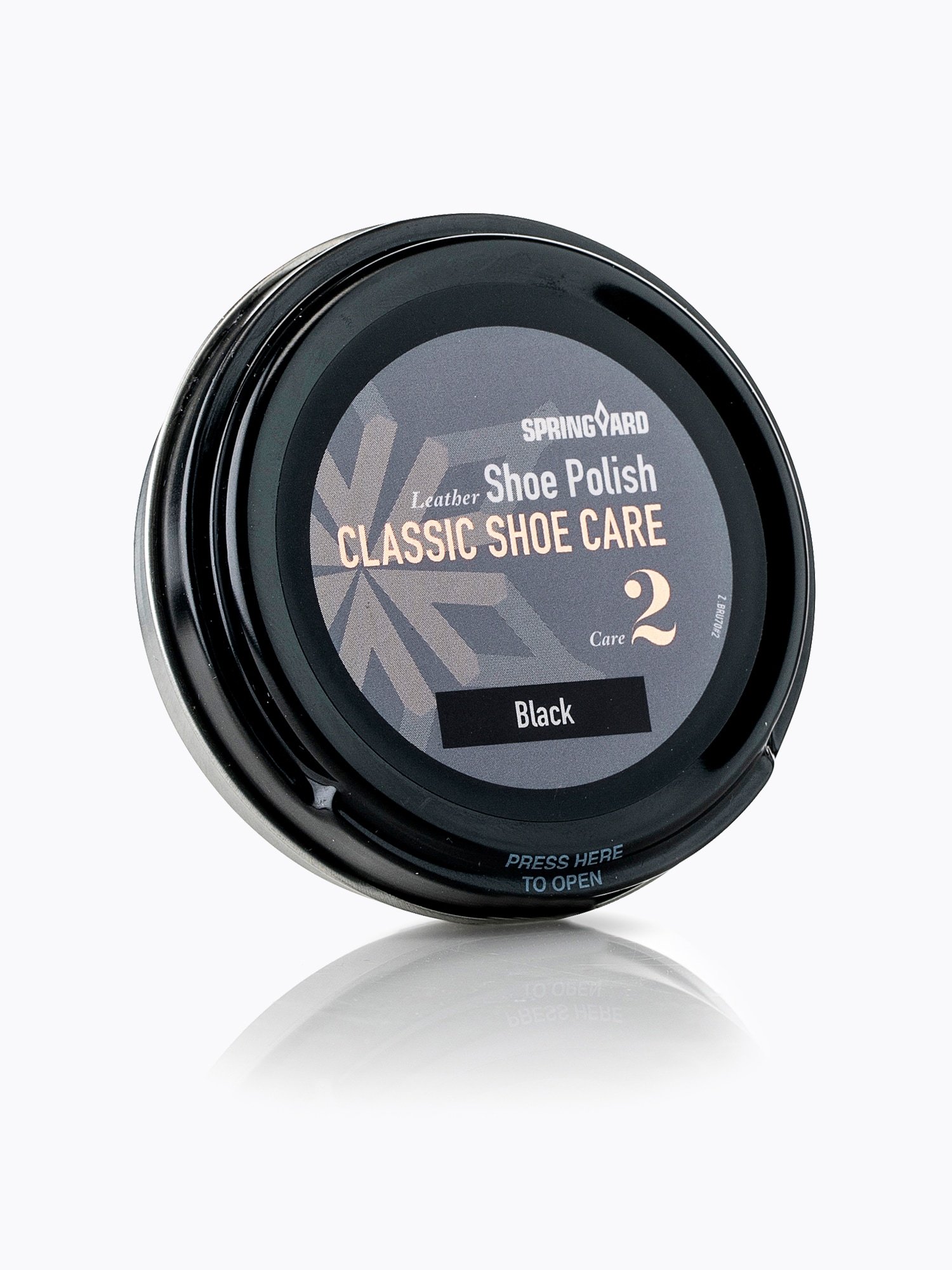 95502050 Springyard Shoe Polish Black silkesspray svart skopasta för släta skinnskor