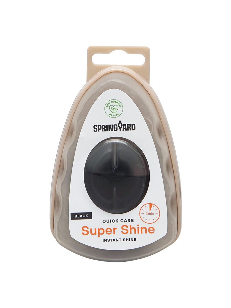 Springyard - Super Shine Putssvamp - Svart polersvamp