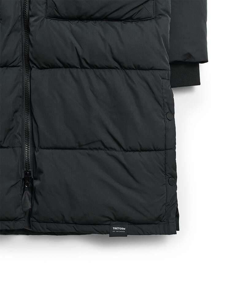 Tretorn - Shelter Jacket Ws - Svart fodrad täckkappa