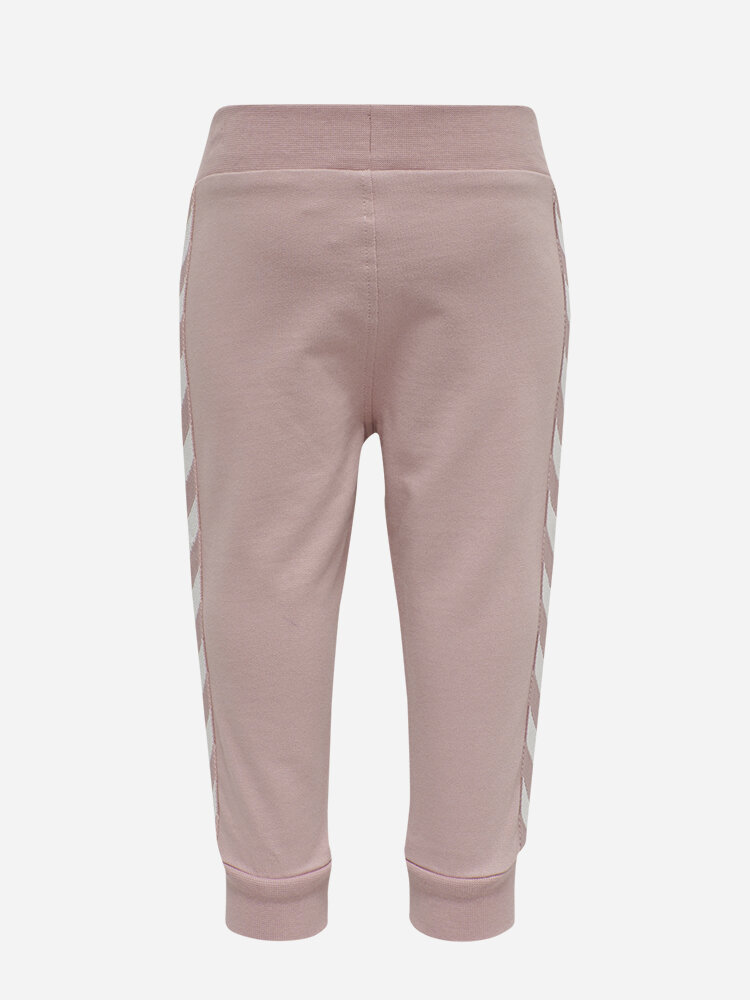 Hummel - HmlBILLE Tracksuit - Rosa tracksuit i ekologisk bomull