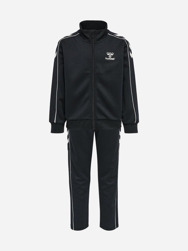 Hummel - HmlTRACK Tracksuit - Svart tracksuit i polyester