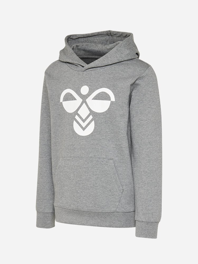 Hummel - HmlCUATRO Hoodie - Grå hoodie i bomull