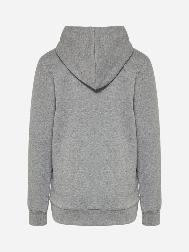 Hummel - HmlCUATRO Hoodie - Grå hoodie i bomull