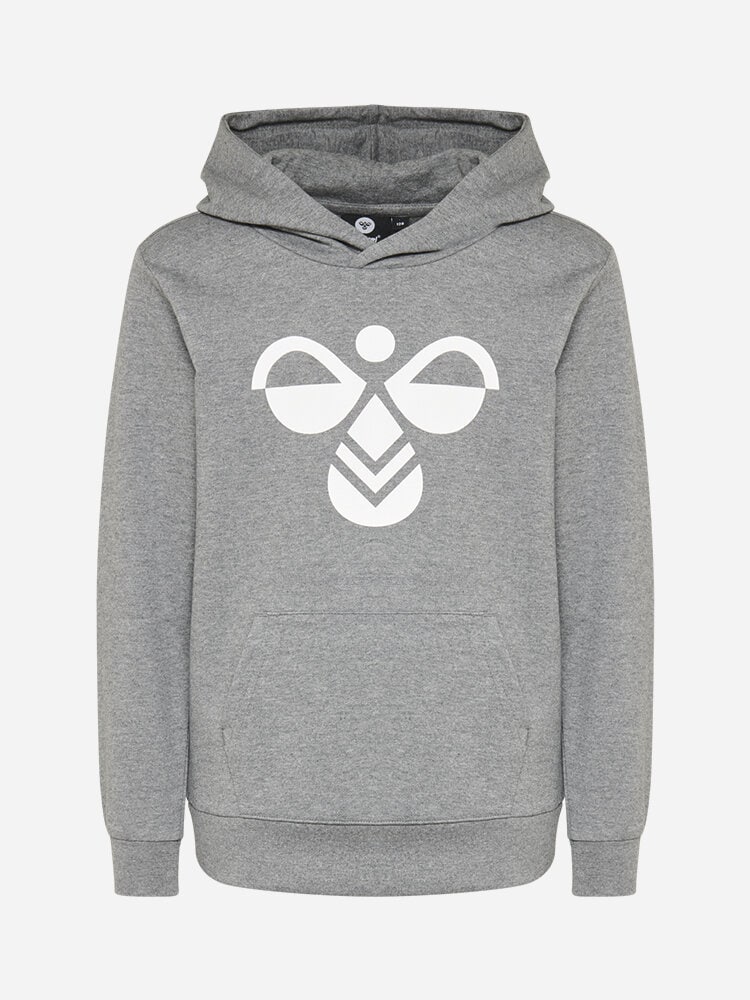 Hummel - HmlCUATRO Hoodie - Grå hoodie i bomull