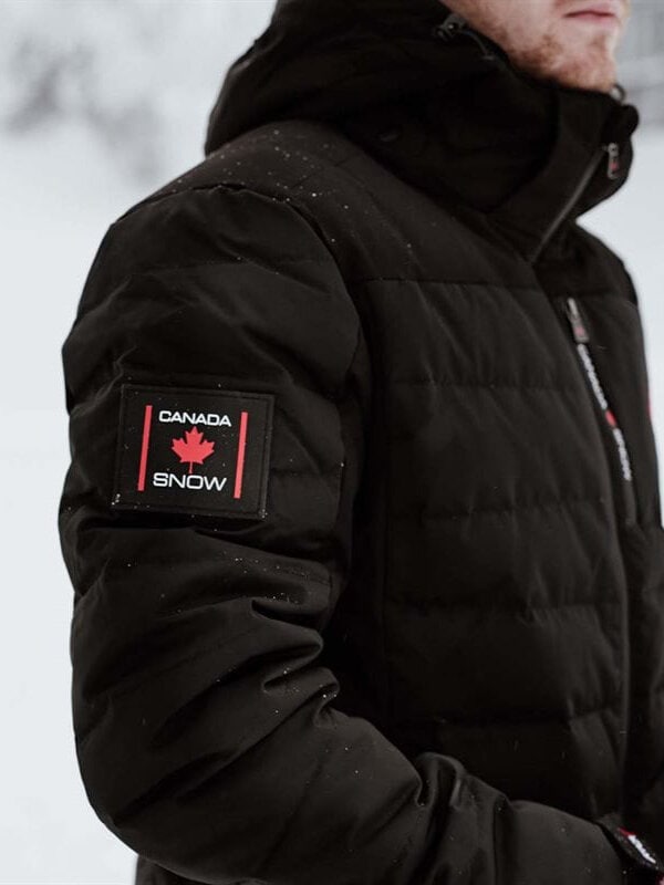 Canada Snow - Josh Down Jacket - Svart vattenavvisande dunjacka