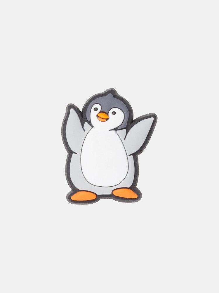 Crocs Jibbitz - Happy Penguin - Grå pingvin till Crocs tofflor