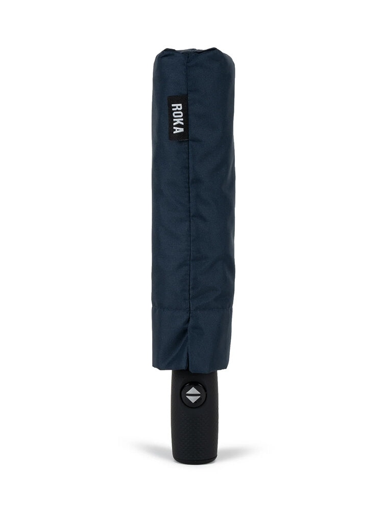 ROKA - Waterloo Recycled Polyester - Mörkblå paraply
