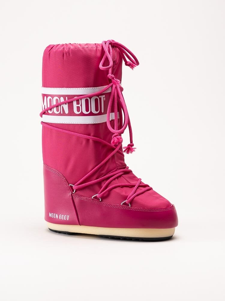 Moon Boot - Icon Nylon - Rosa höga vinterboots