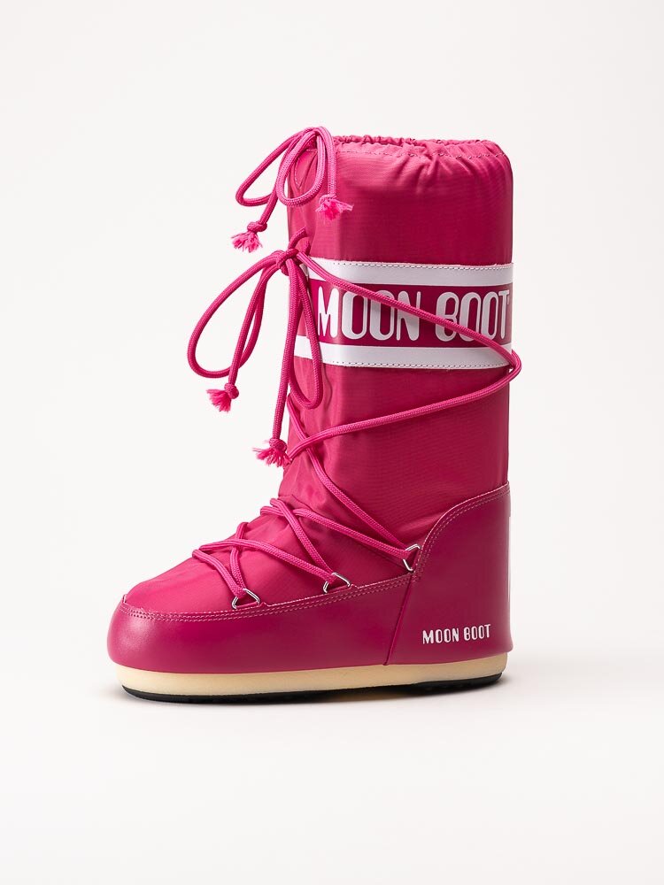 Moon Boot - Icon Nylon - Rosa höga vinterboots
