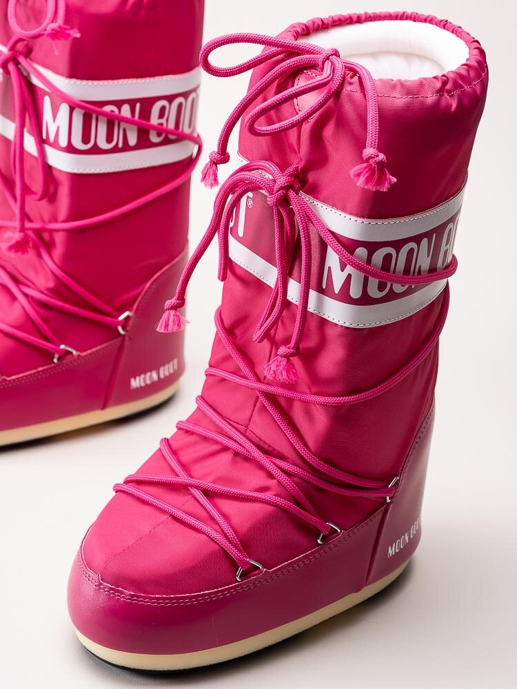 Moon Boot - Icon Nylon - Rosa höga vinterboots