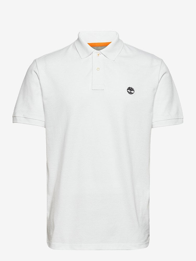 Timberland - Basic Polo - Vit kortärmad piké