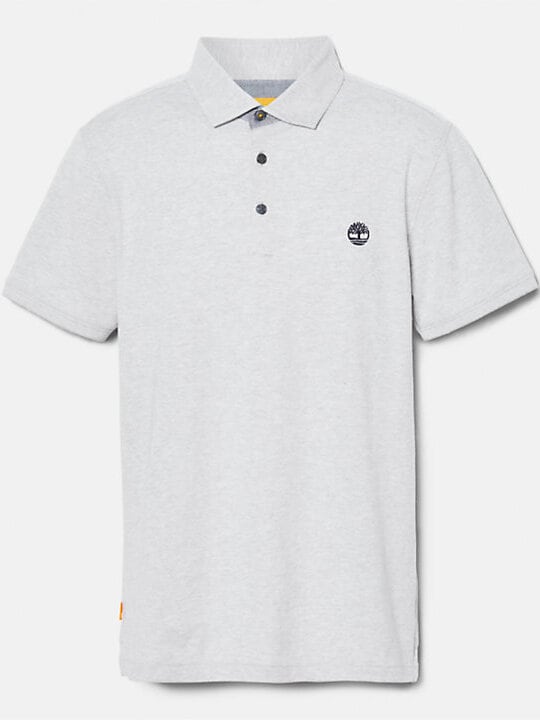 Timberland - Baboosic Brook Oxford Polo - Grå kortärmade piké