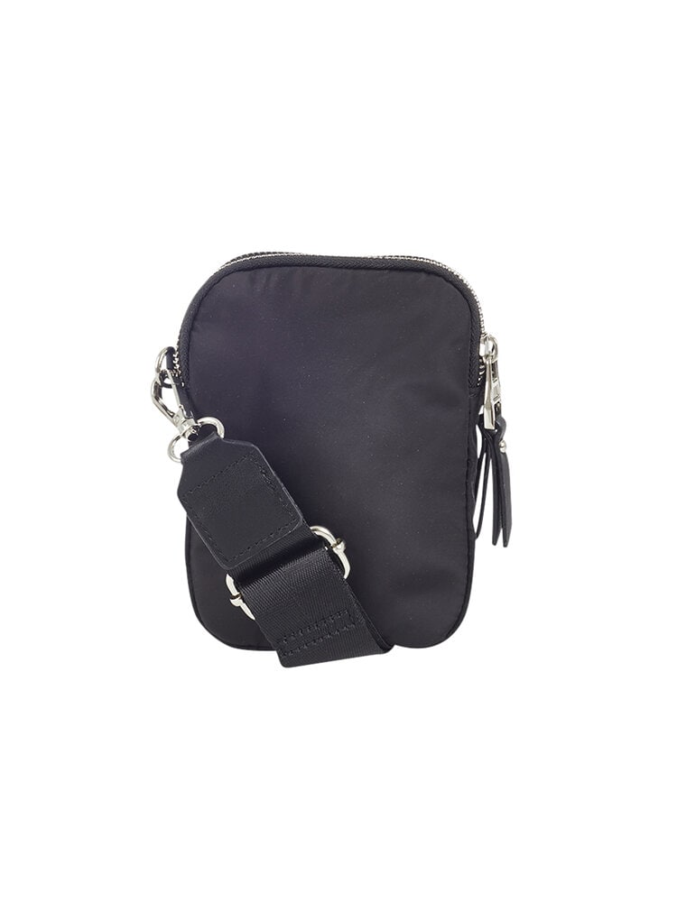 Ulrika Design - Nylon Flow - Svart mobilväska i nylon